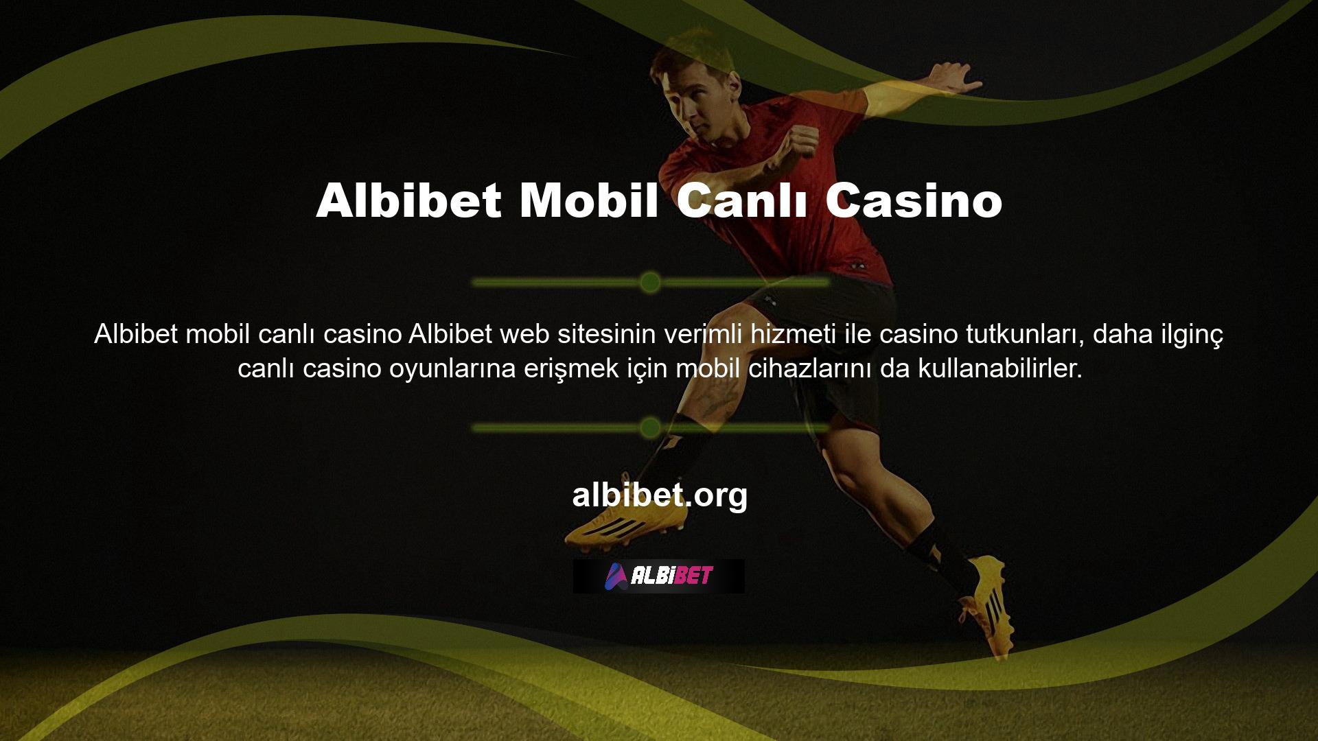 Albibet web sitesi için özel olarak geliştirilmiş bir mobil uygulama, her türlü oyunu en iyi görüntü kalitesiyle oynamanıza olanak tanır