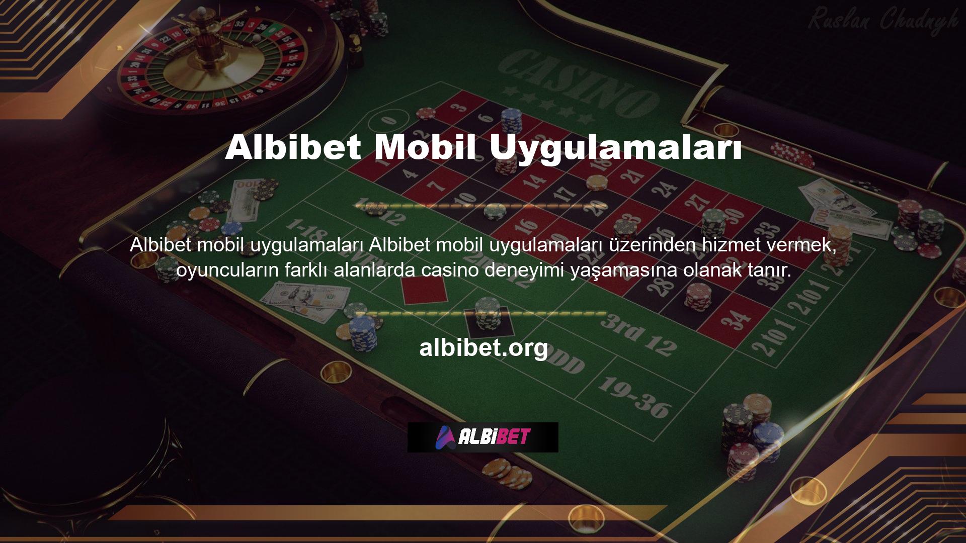 Mükemmel bir casino deneyimi ve kaliteli oyunlar sunan Albibet, uzun yıllardır Türkiye'de faaliyet gösteren en güçlü şirketlerden biri olmuştur